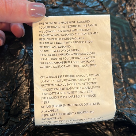 Junya Watanabe Comme des Garçons polyurethane/wool mini skirt - Picture 8 of 8